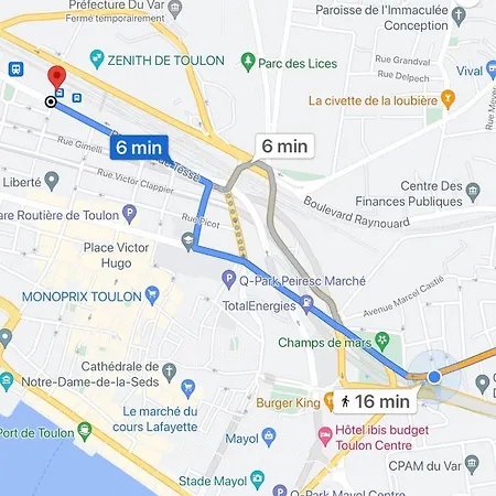 Lou Castelet, De Standing De 100m2, Proximite Du Centre-ville, Port Et Gare Tgv Toulon