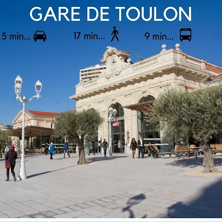 Casa Family, De Standing De 100m2, Proximite Du Centre-ville, Port Et Gare Tgv Toulon